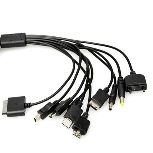 Cáp sạc đa năng 10 đầu cao cấp