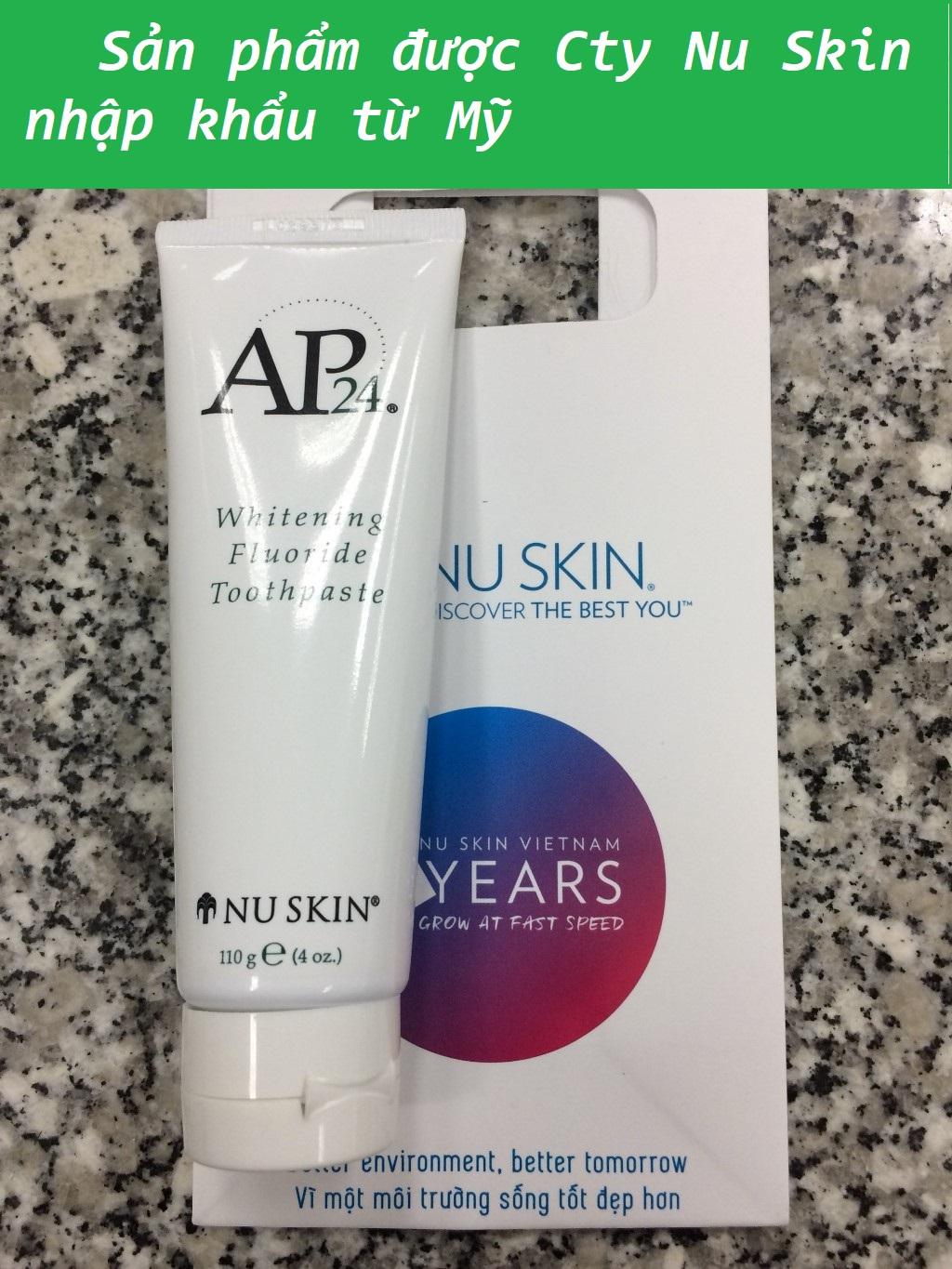 Kem đánh trắng răng Nu Skin AP24 tự tin nụ cười xinh
