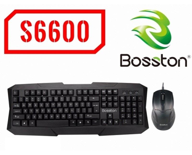 Bộ bàn phím và chuột có dây bosston s6600 - cổng usb