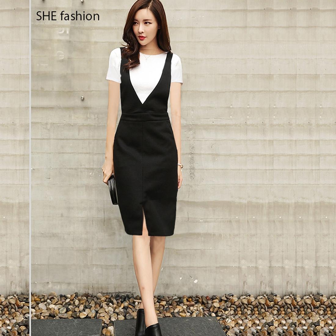Đầm yếm công sở không kèm áo