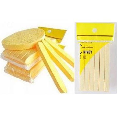 Mút rửa mặt làm sạch da Chivey Japan 12 miếng