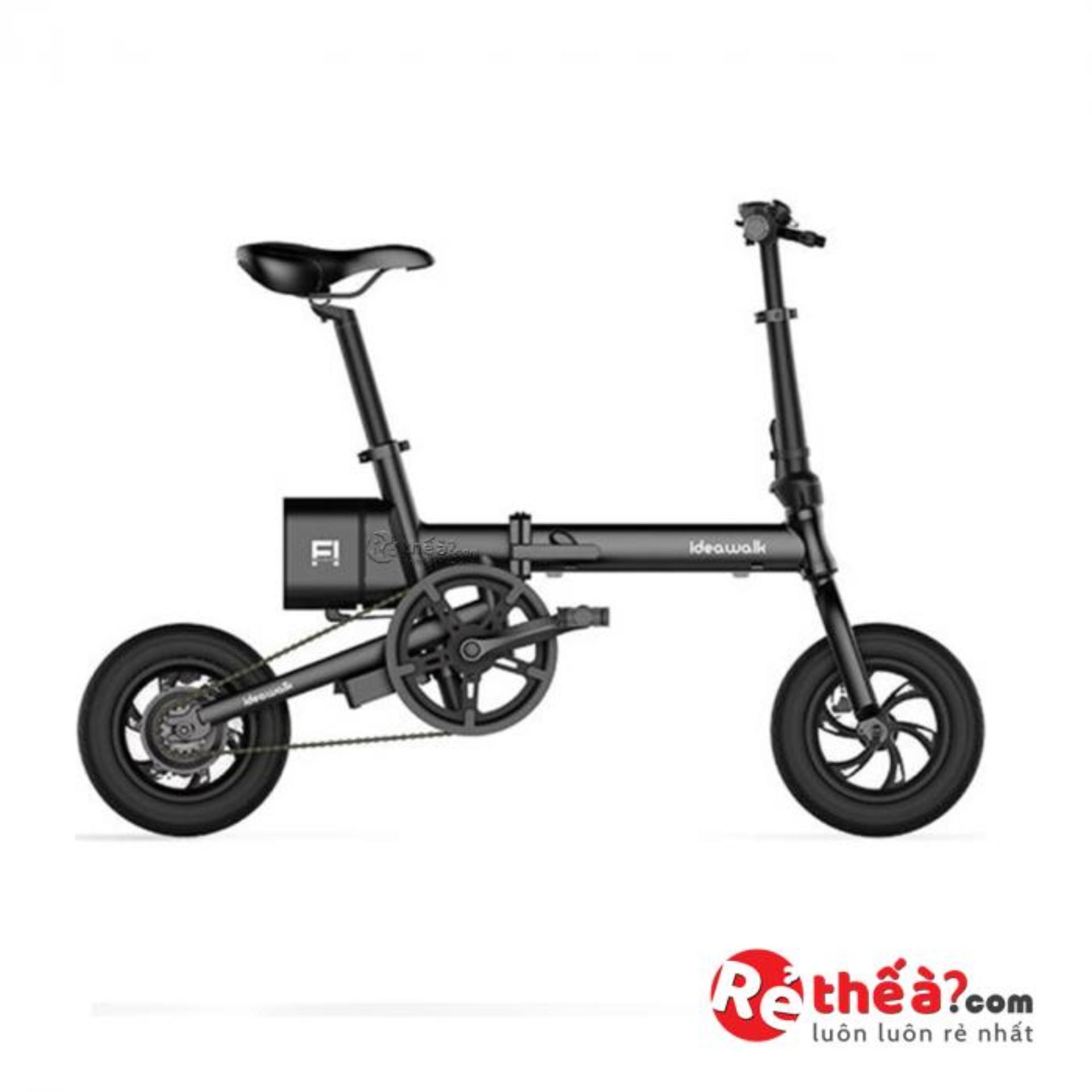 Xe đạp điện gấp ideawalk f1- màu đen