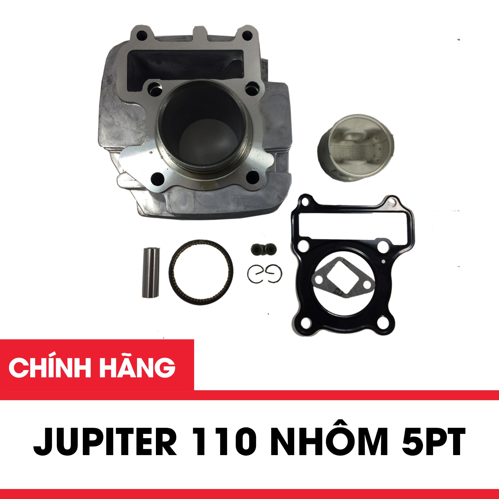 Bộ đầu nòng, hơi xilanh, dành cho xe máy Jupiter 110 Nhôm 5PT chính hiệu Daichi chất lượng cao,ít hao xăng,chuẩn thông số xe Honda phân phối phụ tùng Daichi.vn
