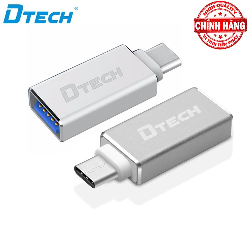 Đầu chuyển type-c sang usb 3.0 female otg - dtech t0001a .