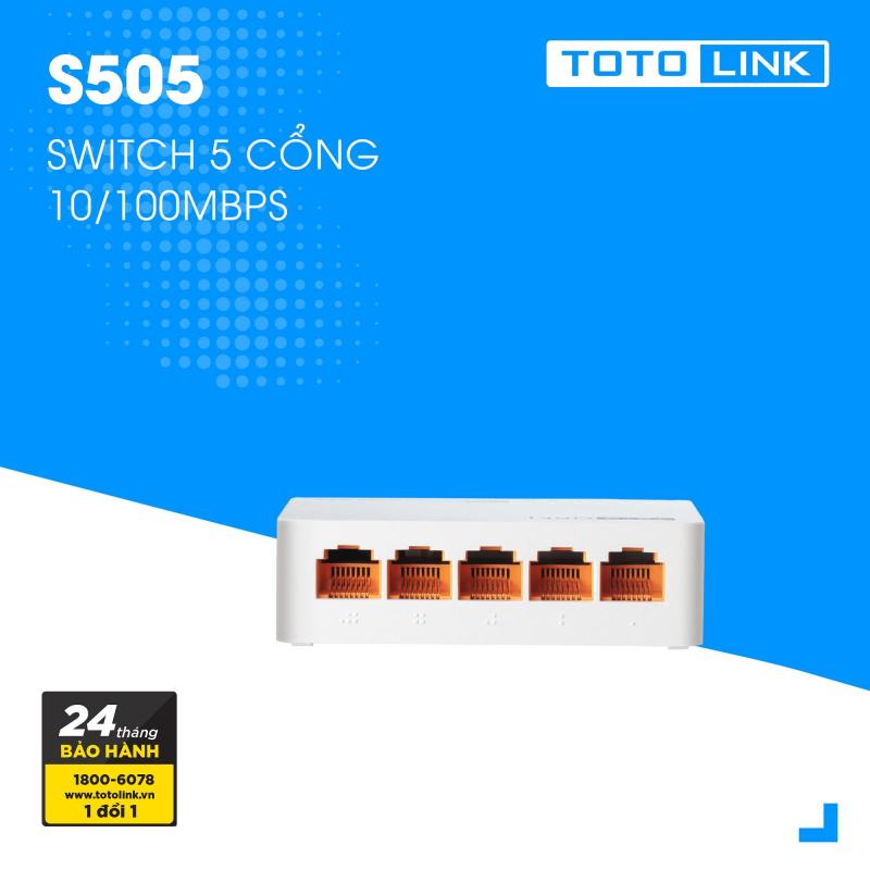 Bảng giá Switch 5 cổng 10/100Mbps – S505 - TOTOLINK Phong Vũ