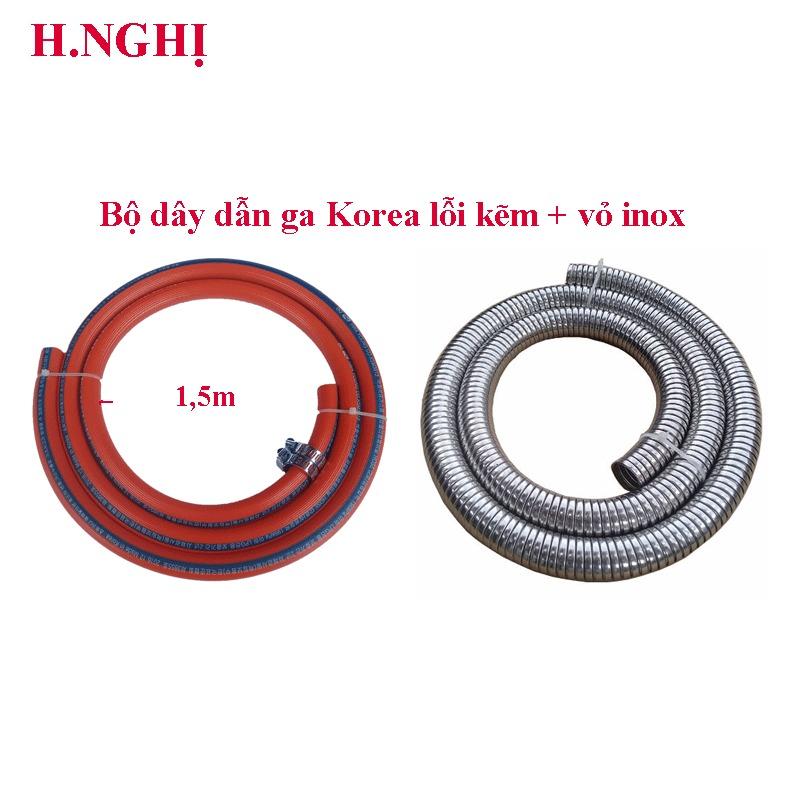 [HCM]Bộ dây dẫn gas Korea và vỏ inox chống chuột DKOINOX-HN