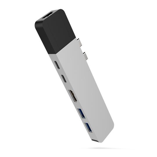 Hyperdrive net 6-in-2 hub for usb-c macbook pro 2016/2017/2018