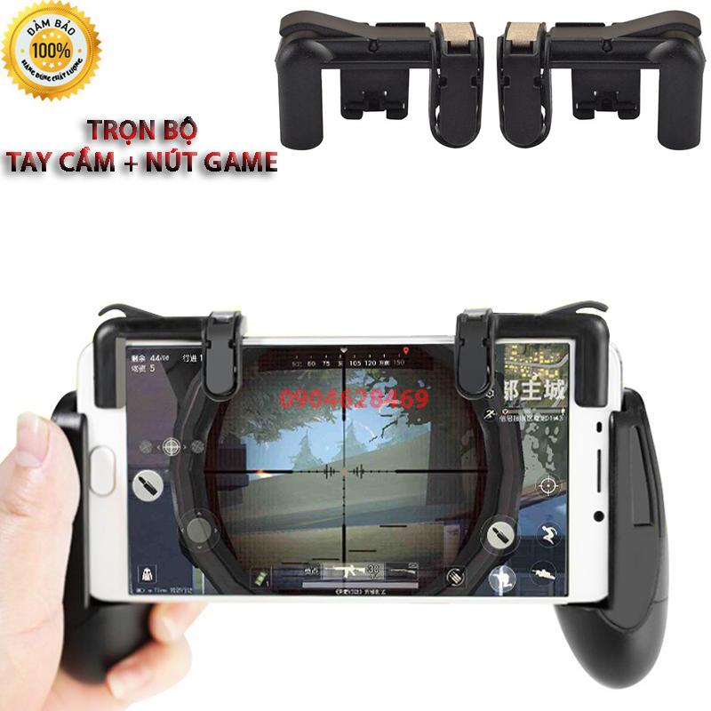 [Tặng tay cầm chơi game] Bộ 2 Nút Bấm Chơi Game Pubg C9 K01 Hỗ Trợ Chơi Pubg Mobile, Ros Mobile, Ipad - Thế hệ F3 (Nút cơ)