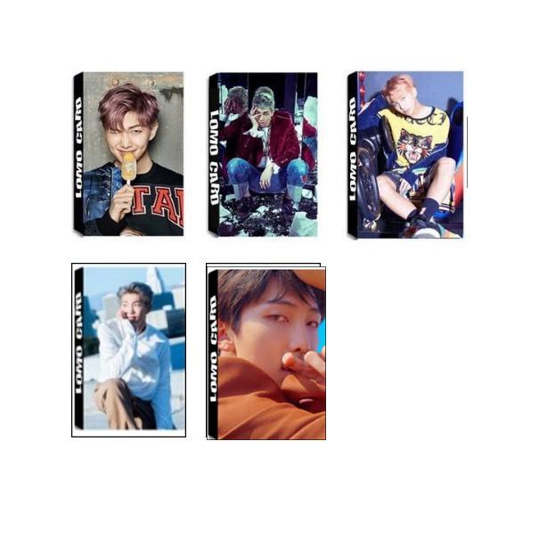 Combo 5 hộp Lomo card BTS rapmonster ngắm hình thần tượng siêu ngầu đáng yêu dễ thương army