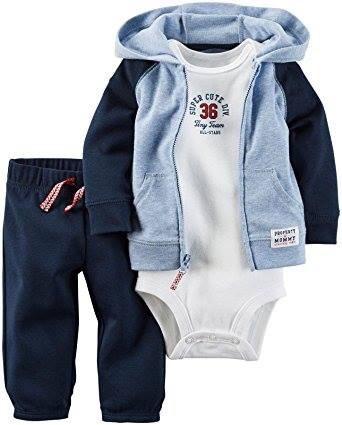 Set bodysuit kèm quần Carter's cho bé trai