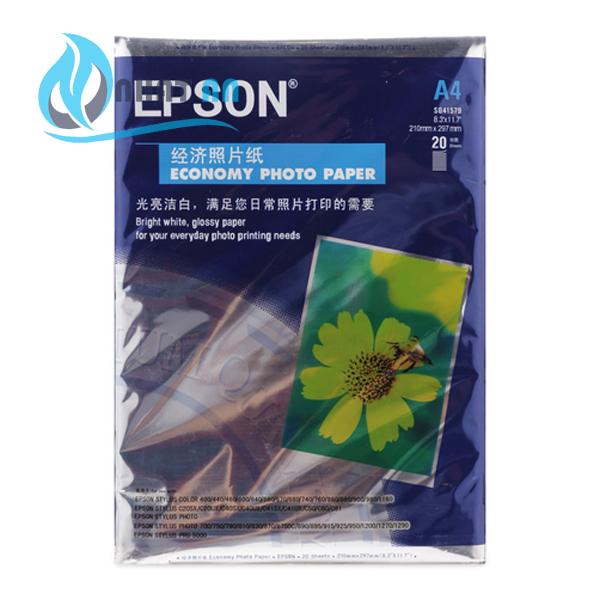 [Lấy mã giảm thêm 30%] GIẤY IN ẢNH 1 MẶT EPSON - ĐỊNH LƯỢNG 230 A4 - 20 TỜ/TÚI
