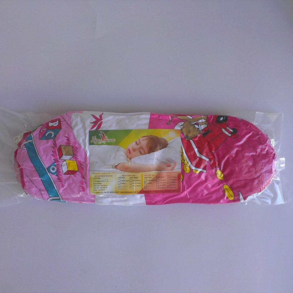 Gối ôm cotton cho bé 60x25cm kim home