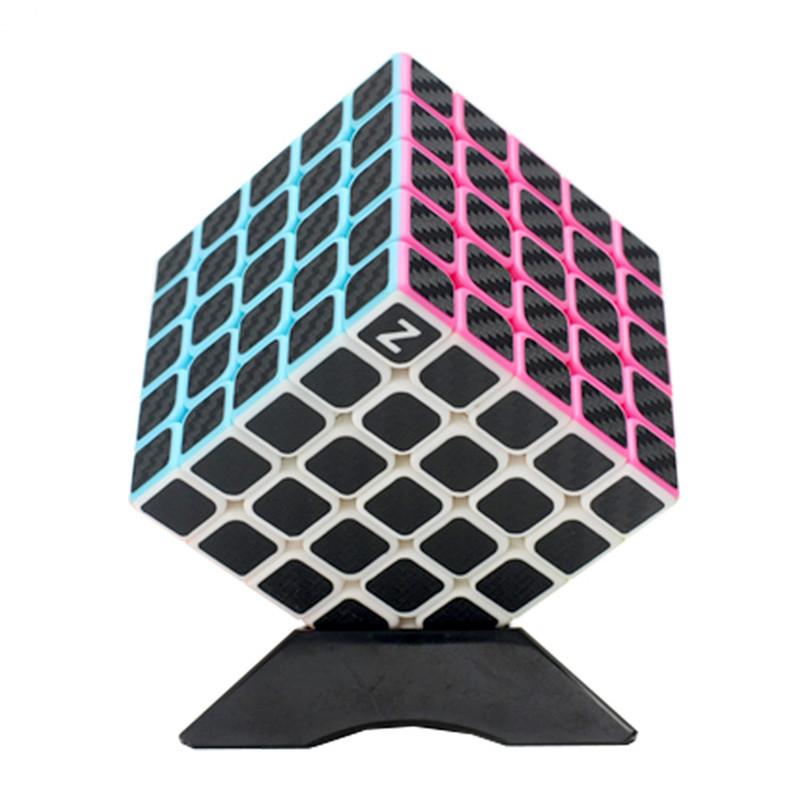 Đồ chơi Rubik Zcube Carbon 5x5x5 - Rubik Cao Cấp Phát Triển IQ ( Tặng dầu bôi trơn Rubik )