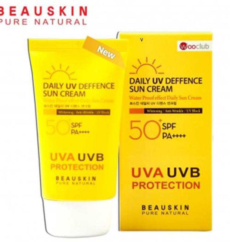 Kem chống nắng Beauskin Daily Deffence Sun Cream kiểm soát dầu, chống nước Hàn Quốc 50ml giá rẻ