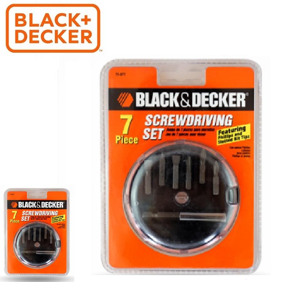 Black+decker - 71-077g bộ mũi vặn vít 7 chi tiết