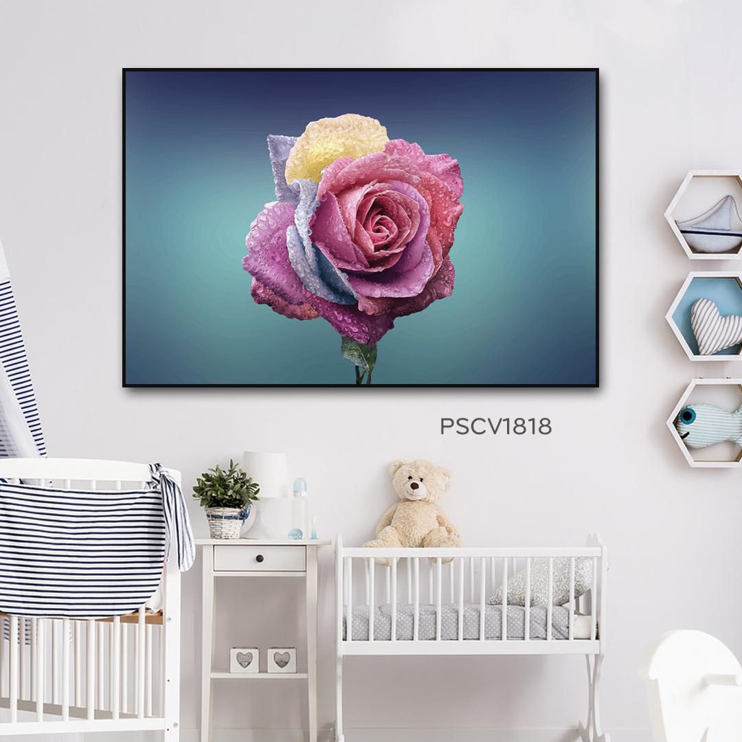 Tranh treo tường Canvas Pasimall Art of Flower có khung 40x60cm