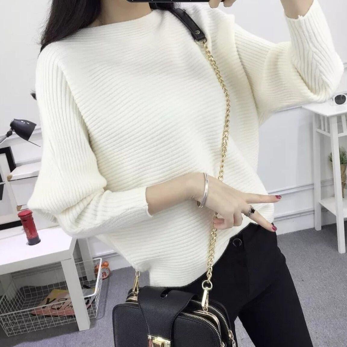 Áo len tay dơi siêu xinh