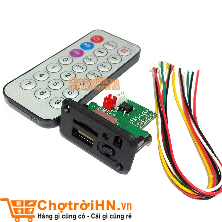 Module Giải Mã MP3 5V 12V WAV Disk USB/TF Stereo Amplifier