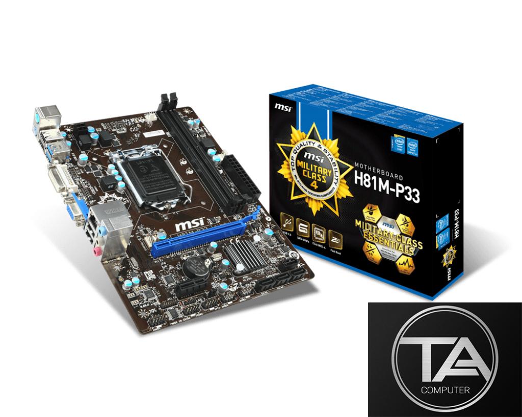Main msi h81 dòng socket 1150 bảo hành 3 tháng