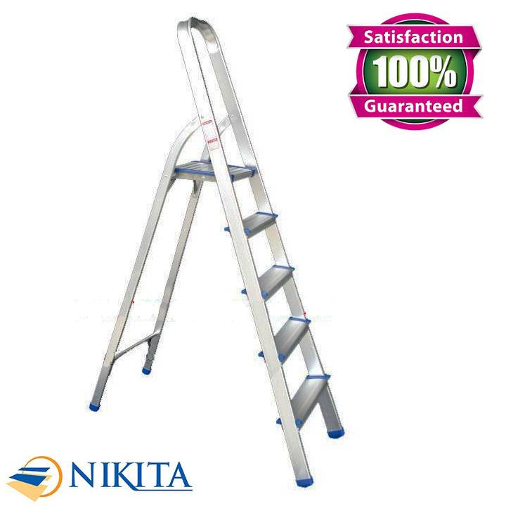 Thang nhôm tay vịn 5 bậc1.0m Nikita AL05