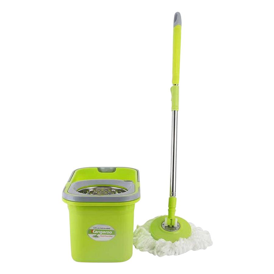 Bộ chổi lau nhà kangaroo kg94n - kèm 2 bông lau