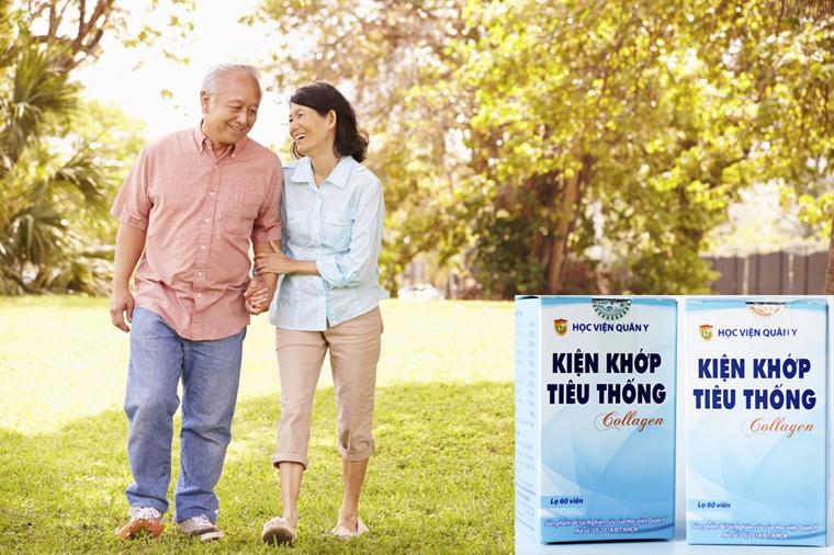Kiện Khớp Tiêu Thống Collagen Học Viện Quân Y hỗ trợ đau nhức xương khớp 60 viên