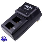 Bộ sạcpin 9V Ansmann Powerline 2 với 2 rảnh sạc pin vuông 9V