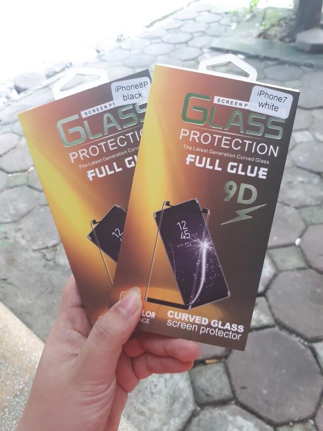Kính Cường lực 9D full màn cho Iphone 7/ 8 Thường Trắng