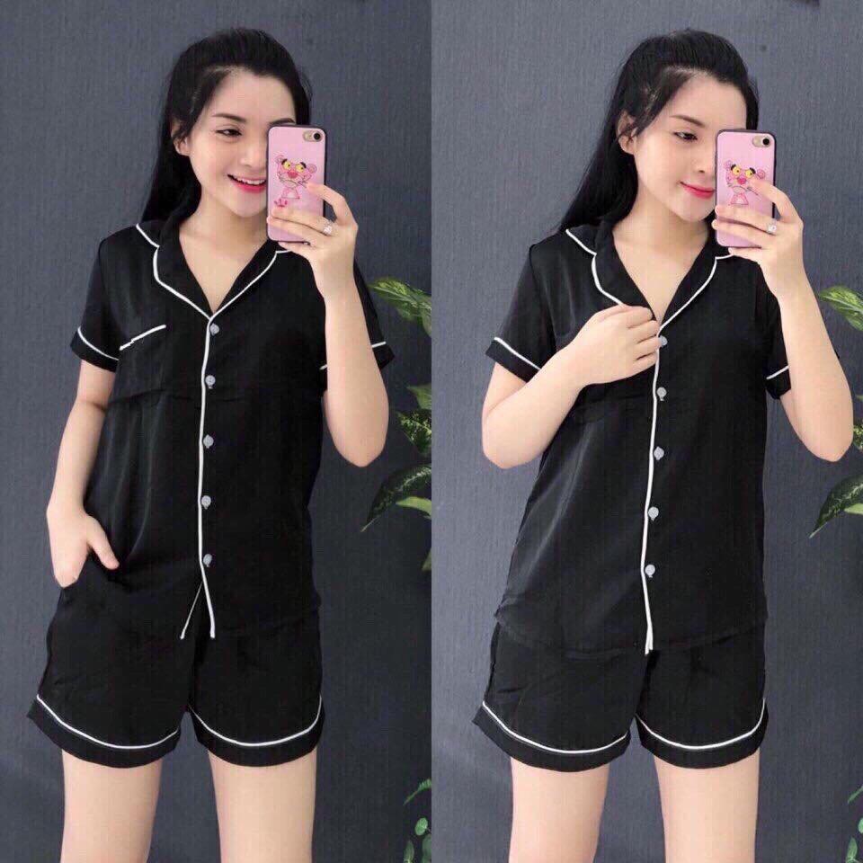 Bộ Pijama phi lụa hàng Thái