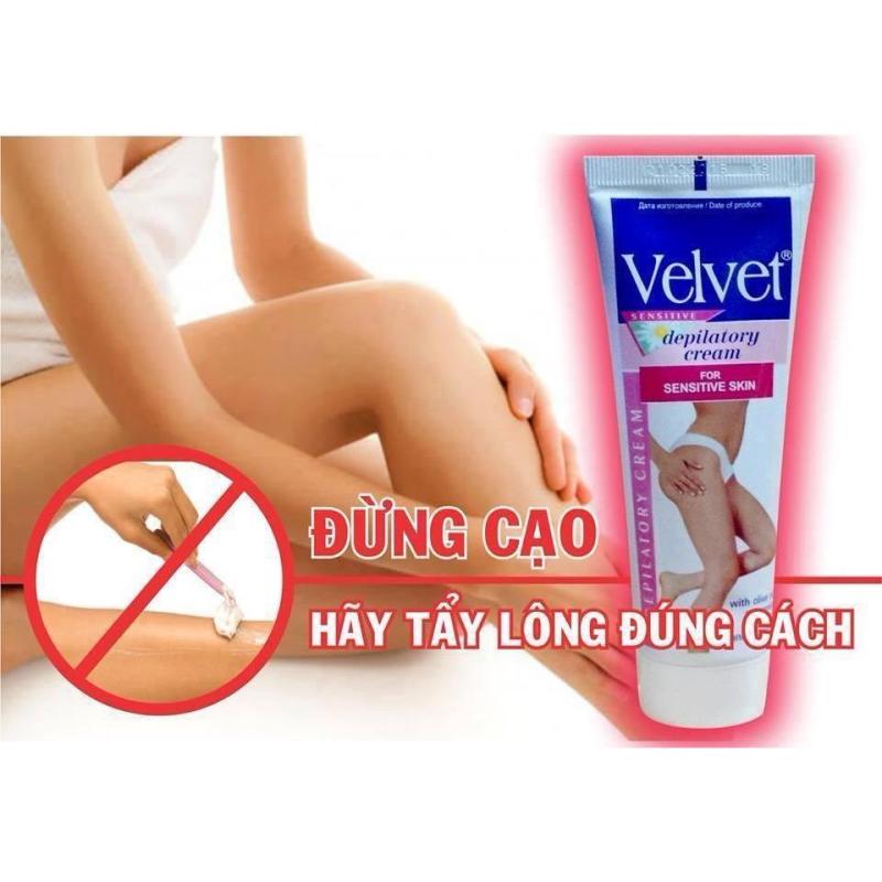 Kem Tẩy Lông Velvet bỏ những sợi lông không mong muốn một cách nhẹ nhàng