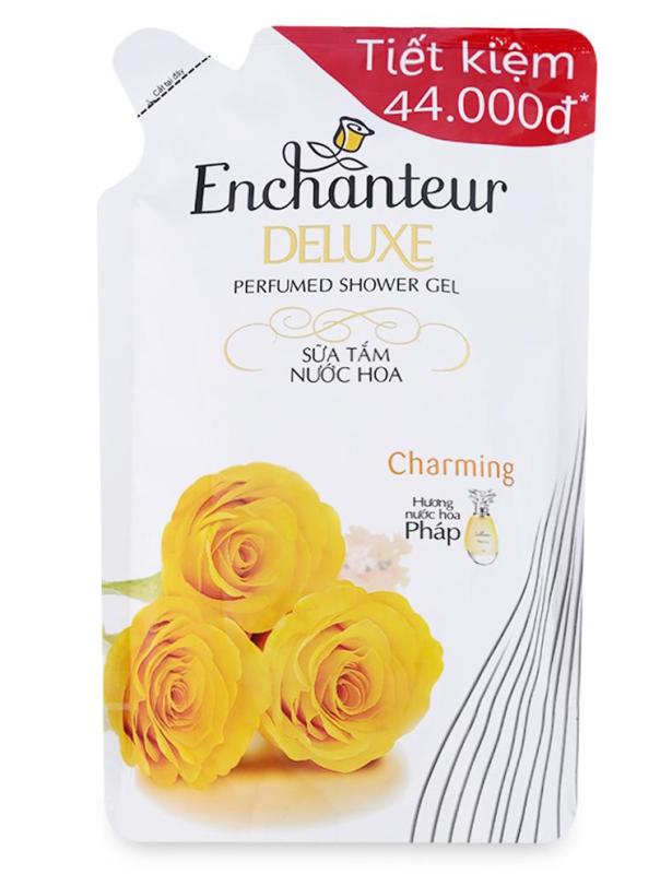 Sữa Tắm Hương Nước Hoa Enchanteur Charming Túi 450G