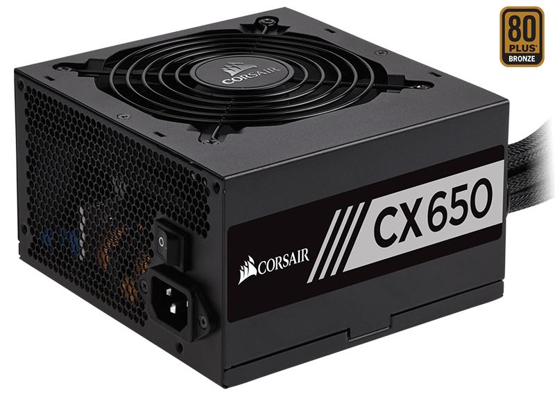 Nguồn máy tính corsair cx650 650w – 80 plus bronze