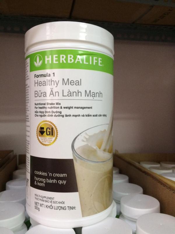 Hỗn hợp dinh dưỡng công thức 1 Herbalife - Hương bánh quy kem (Sữa Herbalife F1) cao cấp