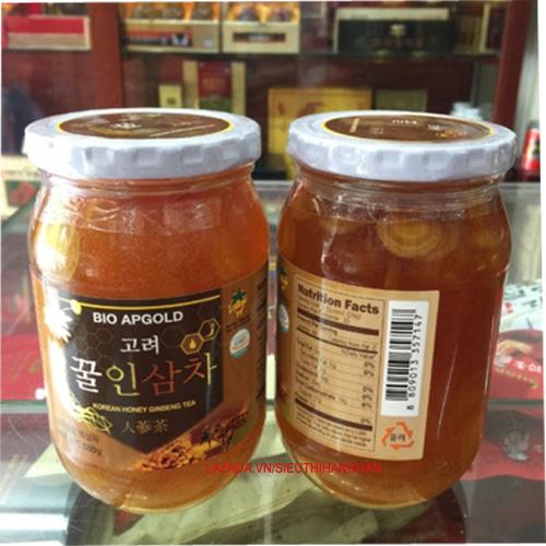 Sâm tươi 6 năm tuổi ngâm mật ong Hàn Quốc Bio AP Gold 580g - Tăng sức khỏe