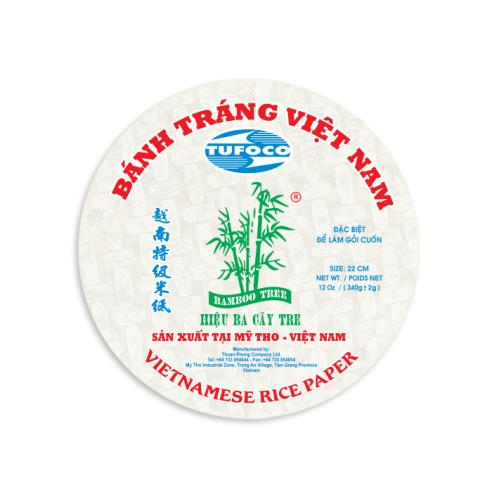 Bánh tráng gỏi cuốn Ba cây tre không có chất bảo quản loại xuất khẩu