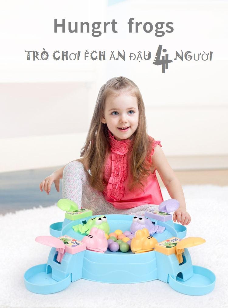 Đồ chơi ếch ăn đậu 1 - 4 người chơi