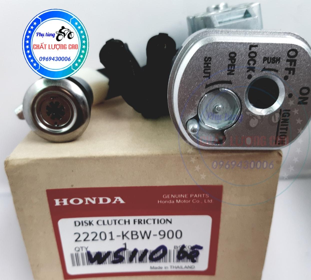 Khóa bộ chống trộm 8 cạnh xe Waves110 zin Thailand
