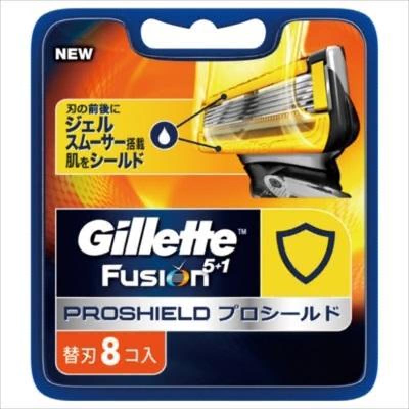 Vỉ 8 Lưỡi Dao Cạo Râu Gillette Fusion Proshield 5+1 lá chắn chuyên nghiệp