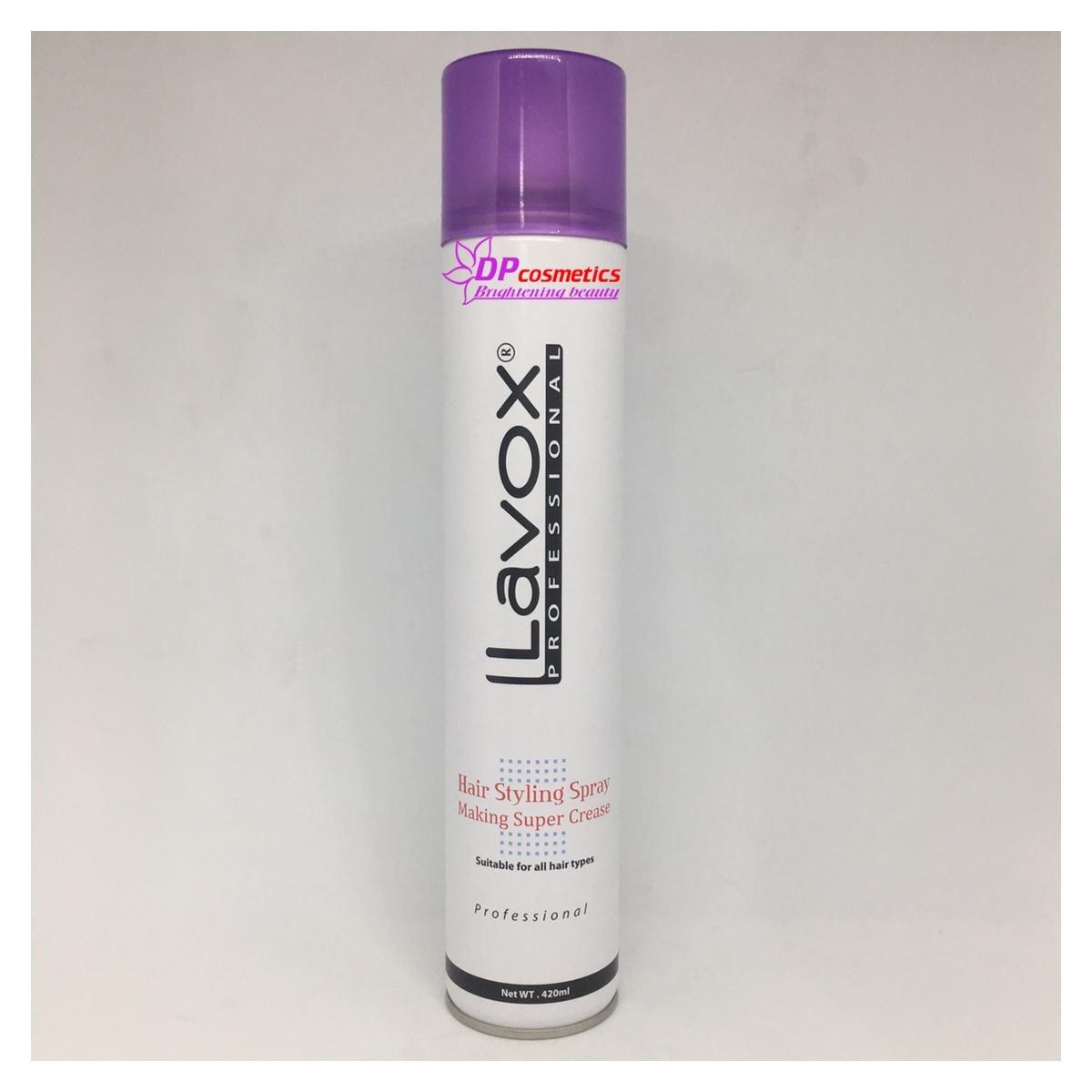 [HCM]Keo tạo kiểu tóc lavox mềm 420ml