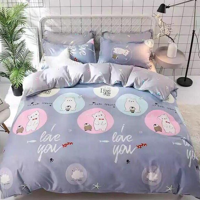 Bộ chăn ga gối hàn quốc + vỏ gối ôm