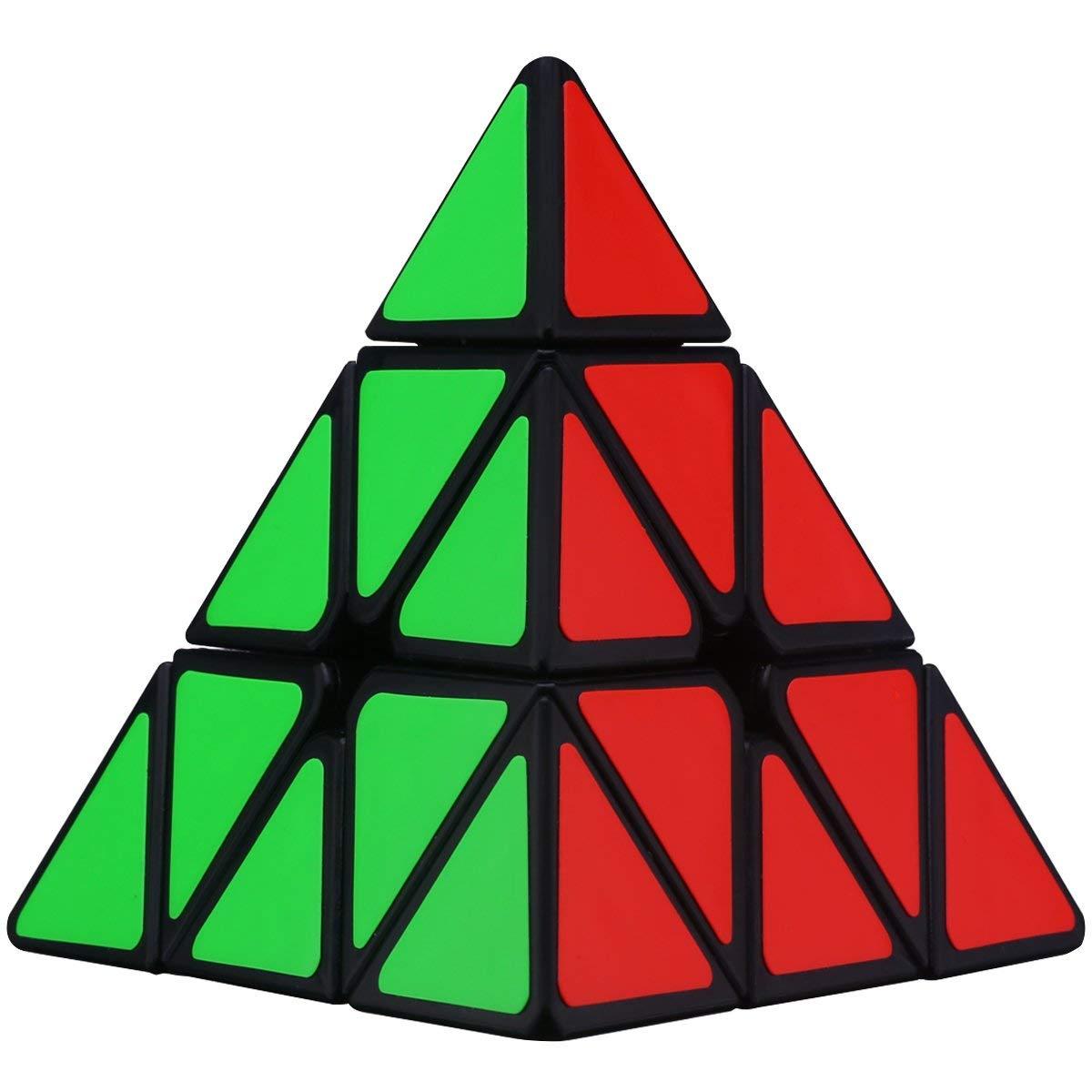 Rubik Tam Giác Loại Viền ĐEN - Rubik Biến Thể Hình Kim Tự Tháp - HOME BABY 2308