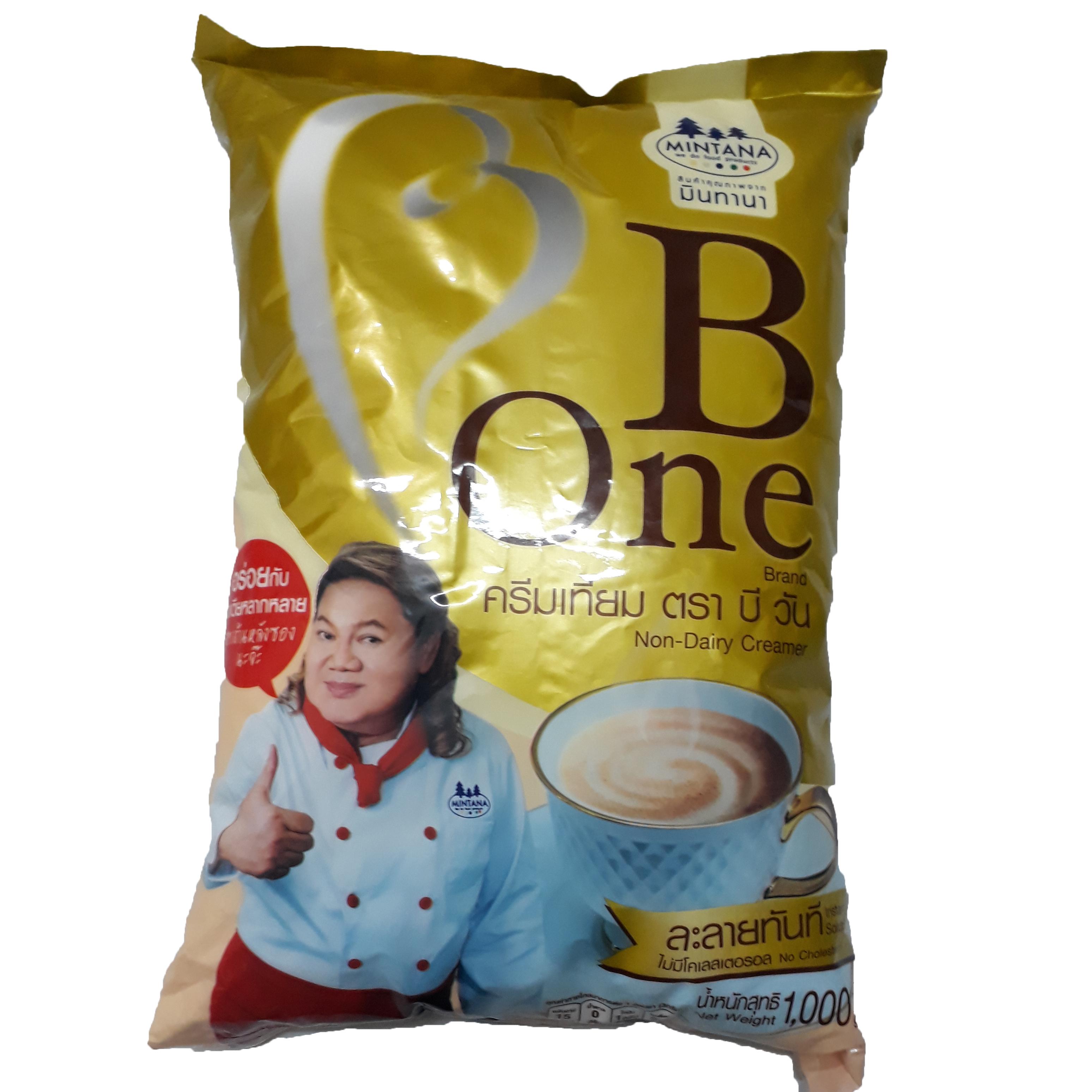Bột sữa béo B-one 1kg từ Thái Lan dùng để pha trà thái, trà sữa, cà phê và các loại thức uống khác tạo vị thơm ngon, béo ngậy