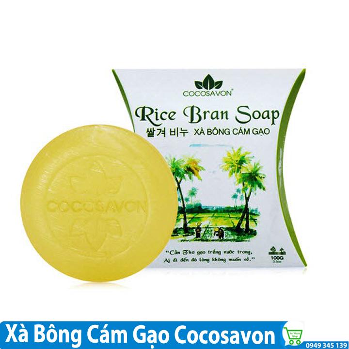 Xà bông tắm cám gạo Cocosavon 100gr