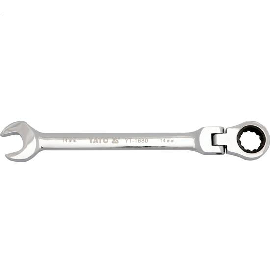 Cờ lê vòng miệng tự động lắc léo 14mm yato yt-1680