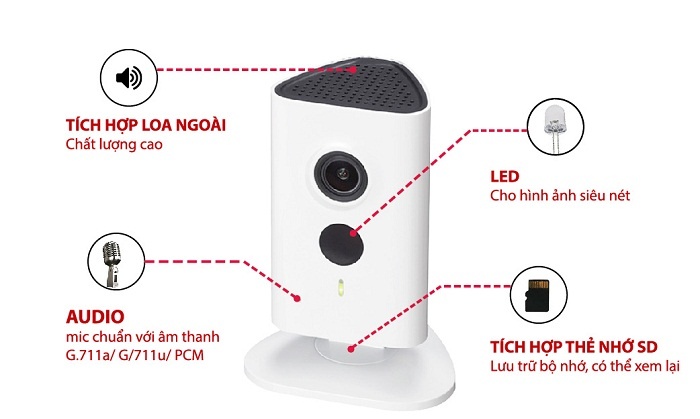 Ưu điểm nổi trội của camera Dahua IPC – C15