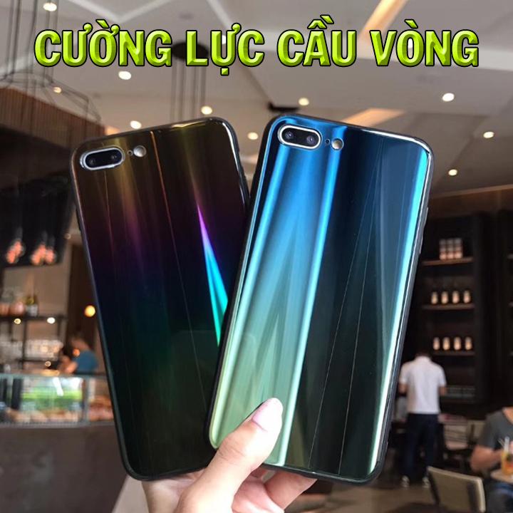 Ốp lưng cường lực cầu vồng dành cho Ip 7 plus8 plus