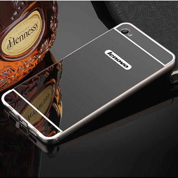 Lenovo S90 - Ốp lưng tráng gương viền hợp kim cho điện thoại