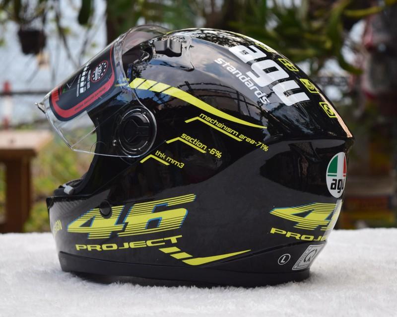 [HCM]Mũ Bảo Hiểm Moto AGV Fullface Cao Cấp