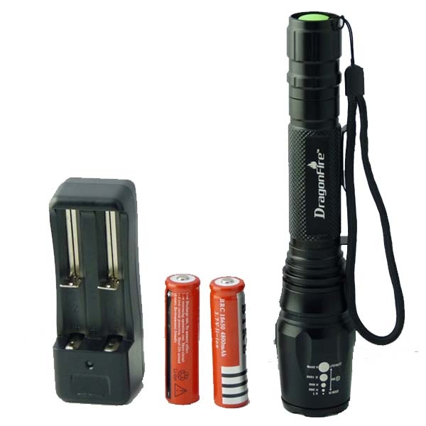 ​Bộ đèn pin siêu sáng ultrafire t6