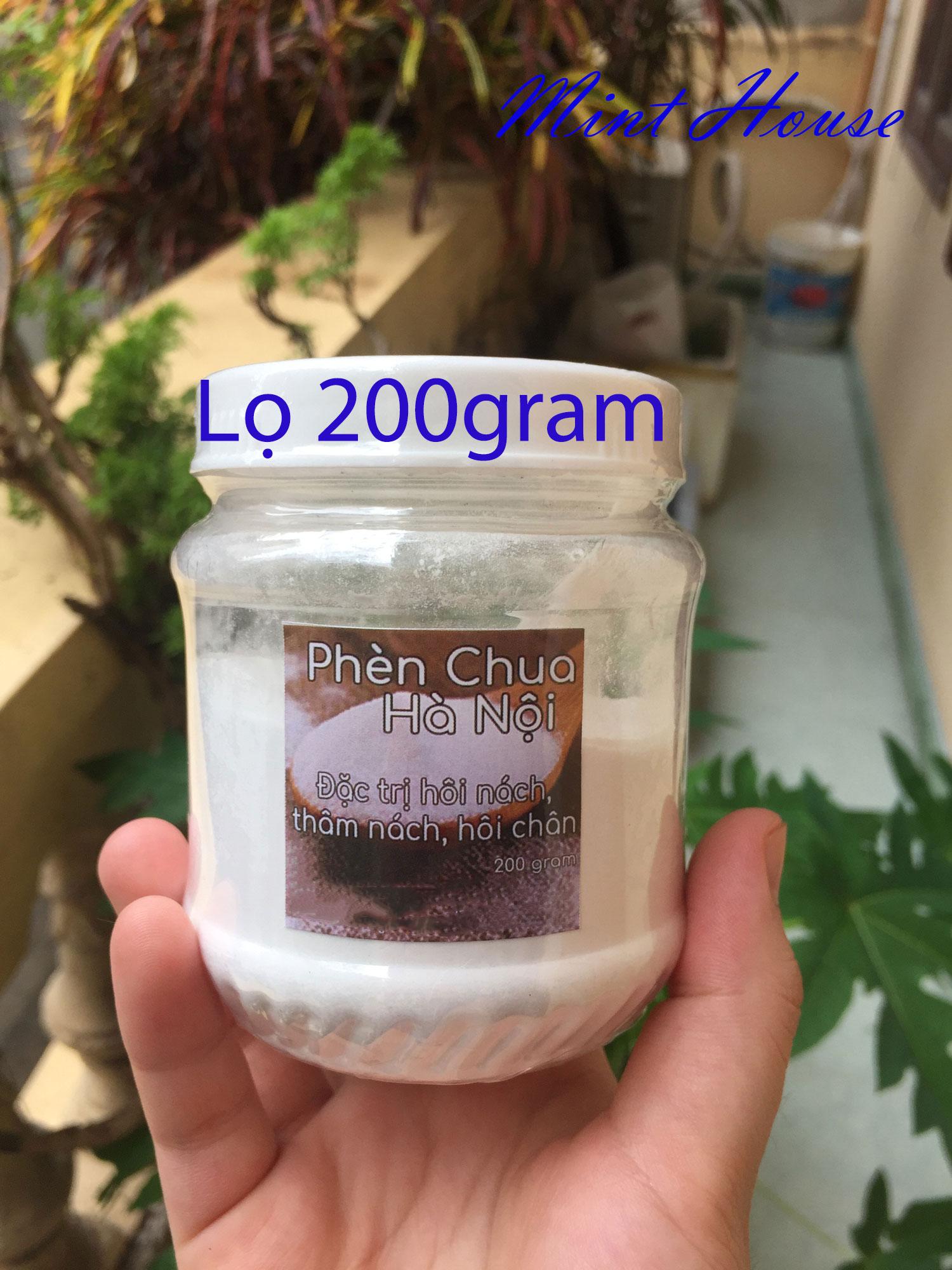 Phèn Chua Phi đặc trị hôi nách, hôi chân lọ 200 gram